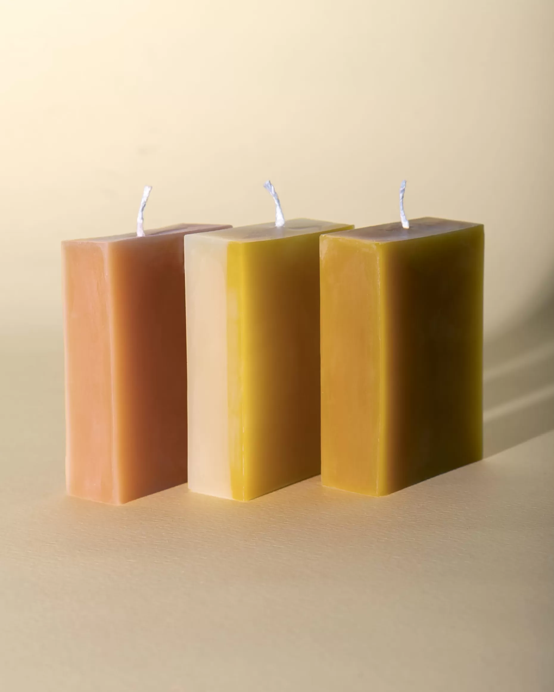 Sessùn Livres Et Artisanat*Block candles Warm