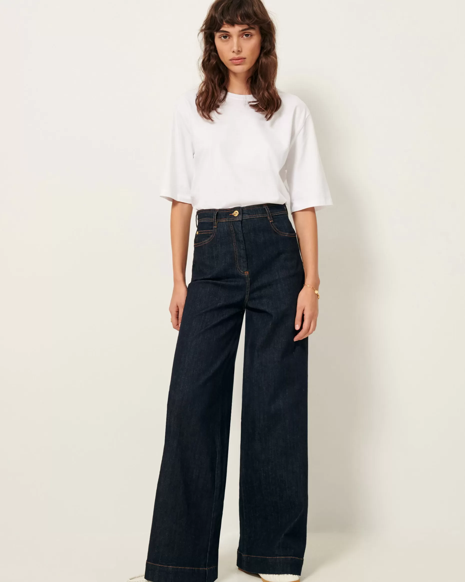 Sessùn Larges | Pantalons*Captain denim VintageBlue