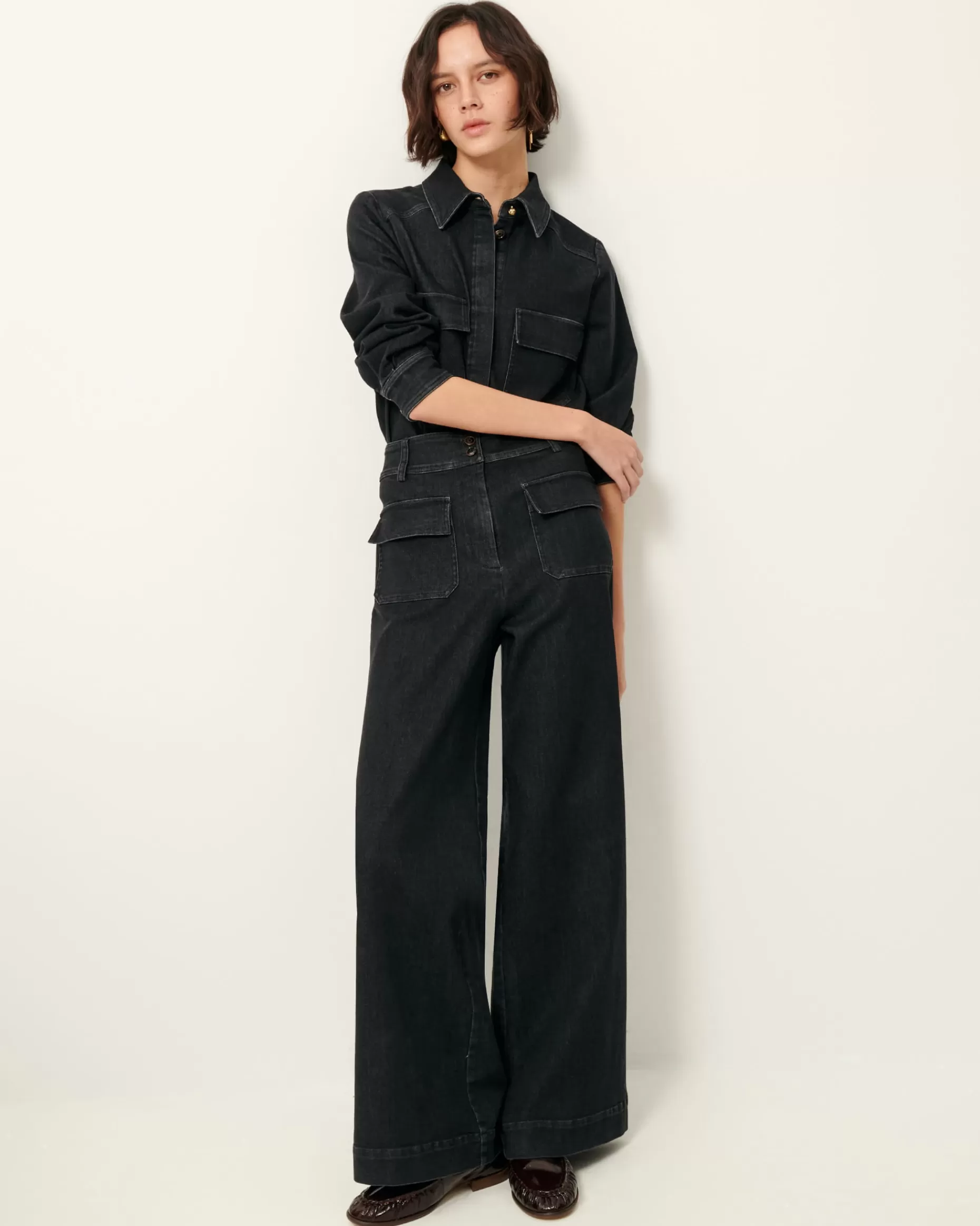 Sessùn Pantalons | Taille Haute*Manhattan DenimBlue