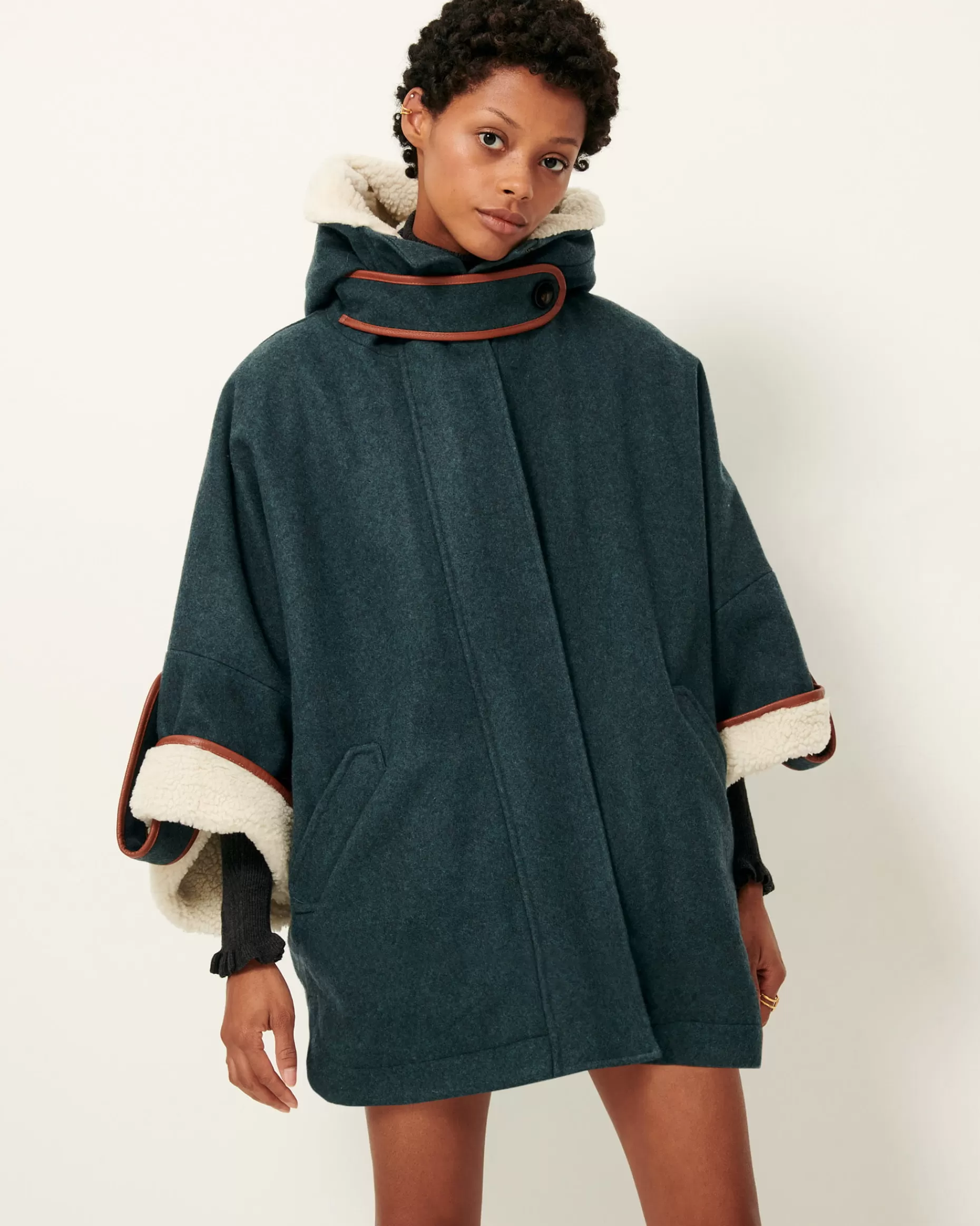 Sessùn Manteaux | Drap De Laine*Nellie bly SmockeyGreen